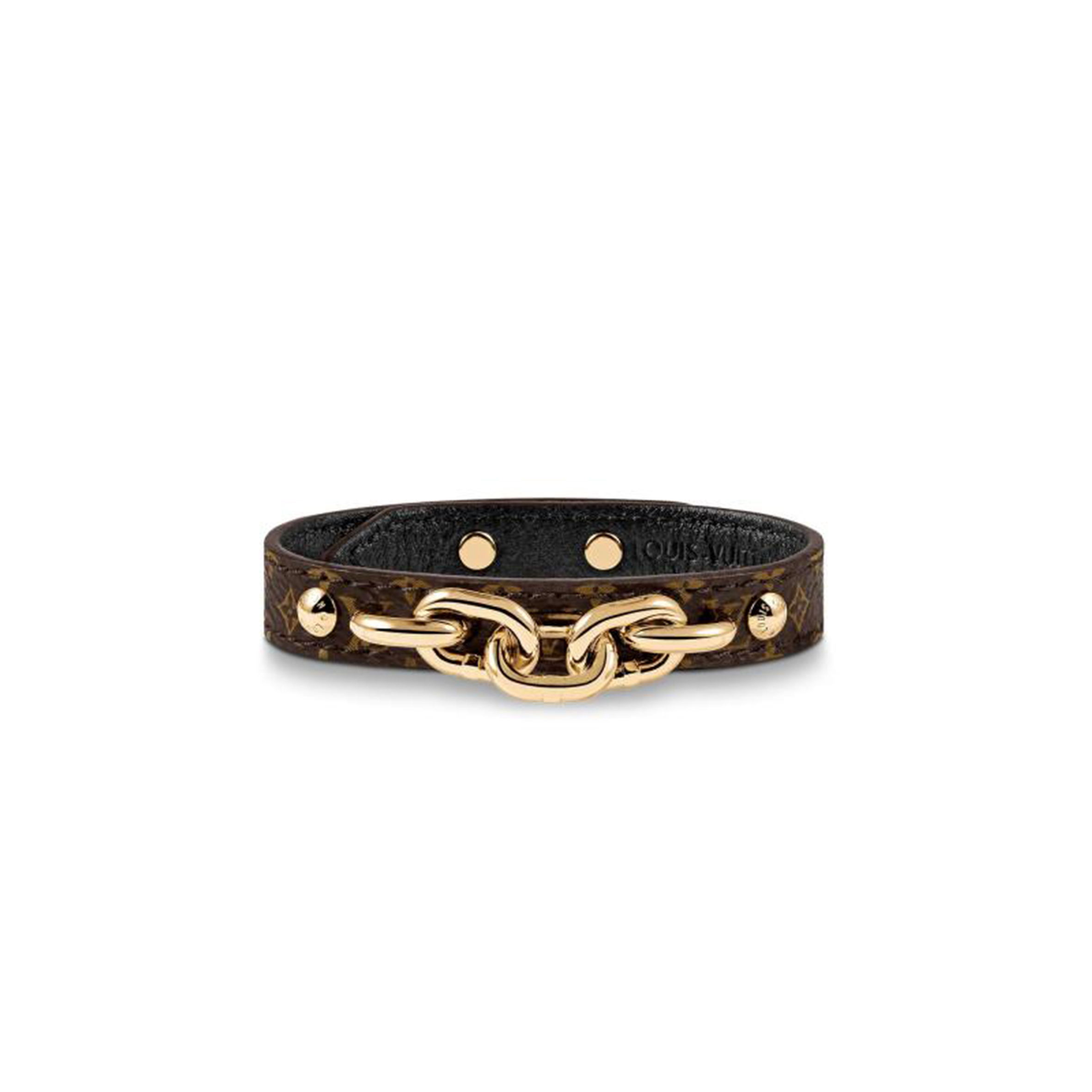 LOUIS VUITTON MONOGRAM TWIST THE CHAIN BRACELET M6529E